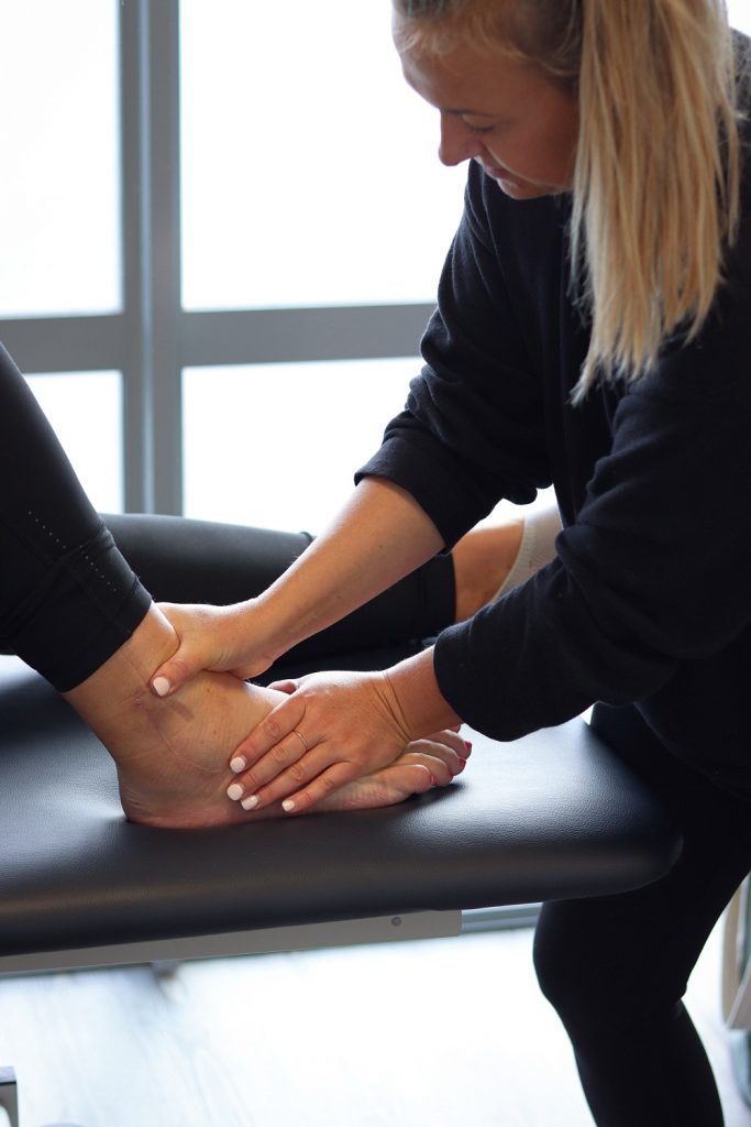 Ankle Injury assessment by physio in Wanaka