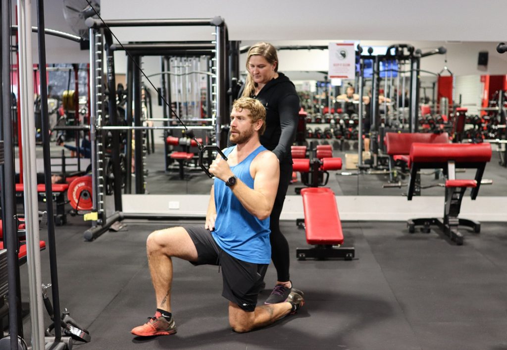 Shoulder physio rehabilitation after surgery to get tradie back to work in Wanaka