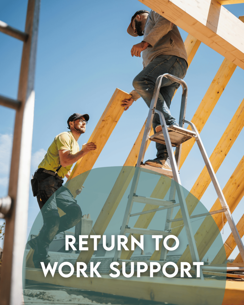 Return to work support in Wanaka